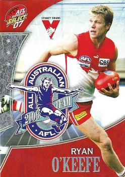 2007 Select AFL Supreme - All Australian #AA12 Ryan O’Keefe Front